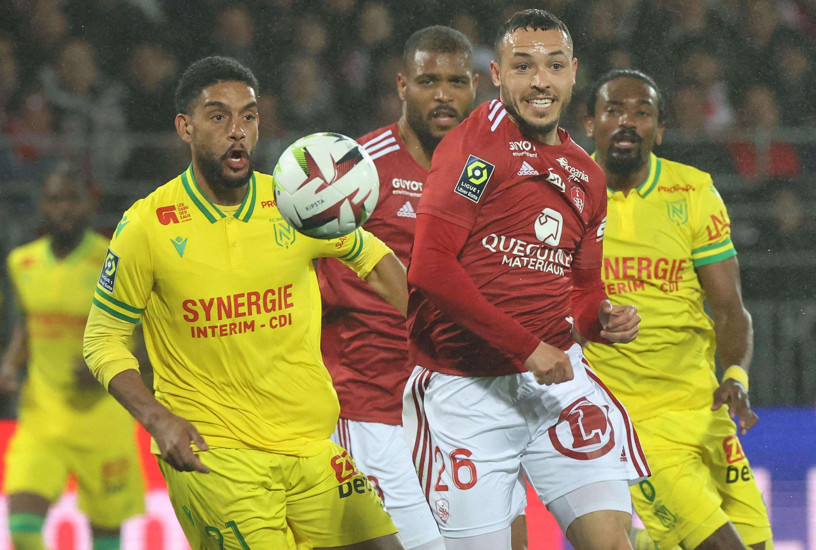 Brest-Nantes (0-0) : tenus en échec par les Canaris, les Brestois distancés par Monaco