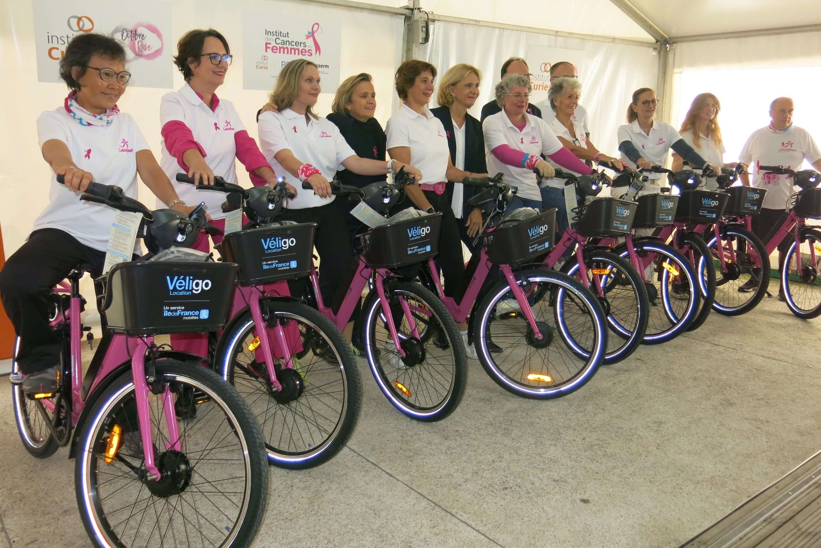 Ile-de-France : à l’occasion d’octobre rose, Véligo prend des couleurs