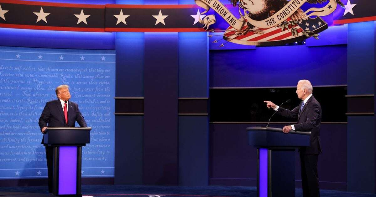 Trump and Biden Likely Won't Shake Hands at Debate, Prediction Market Says