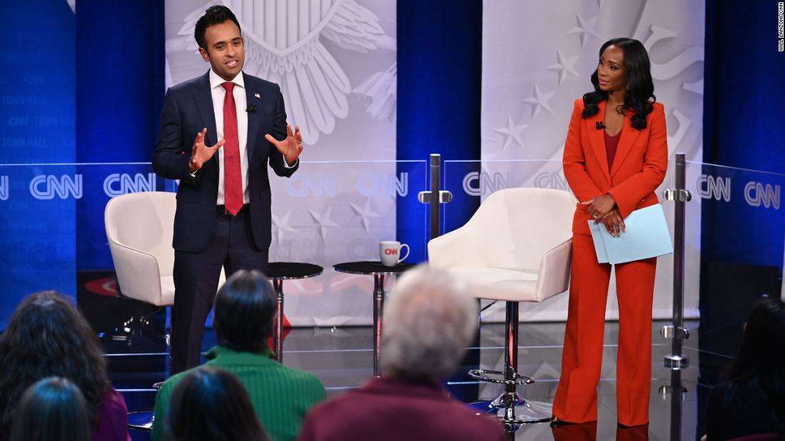 CNN town hall with Vivek Ramaswamy in Iowa