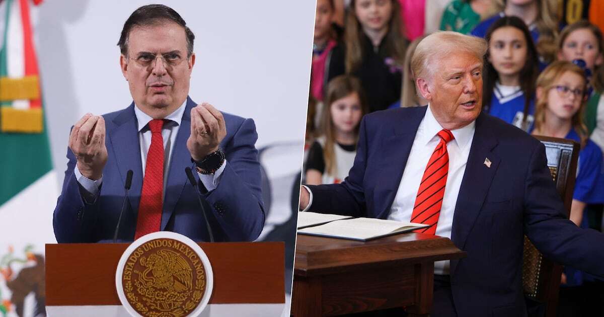 Ebrard aconseja a Trump para acabar con narcos: ‘Si EU quiere apoyar lucha, deje de armarlos’