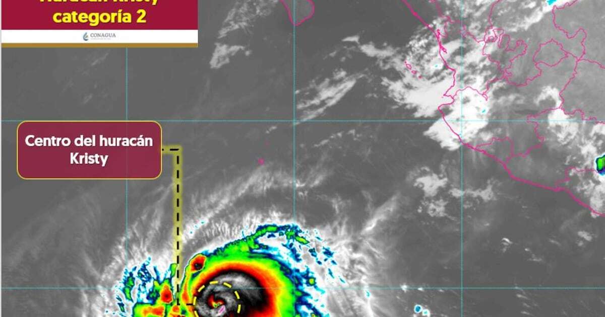 ‘Kristy’ sube a huracán categoría 2... pero ‘suelta’ a México: ¿Hacia dónde se dirige?