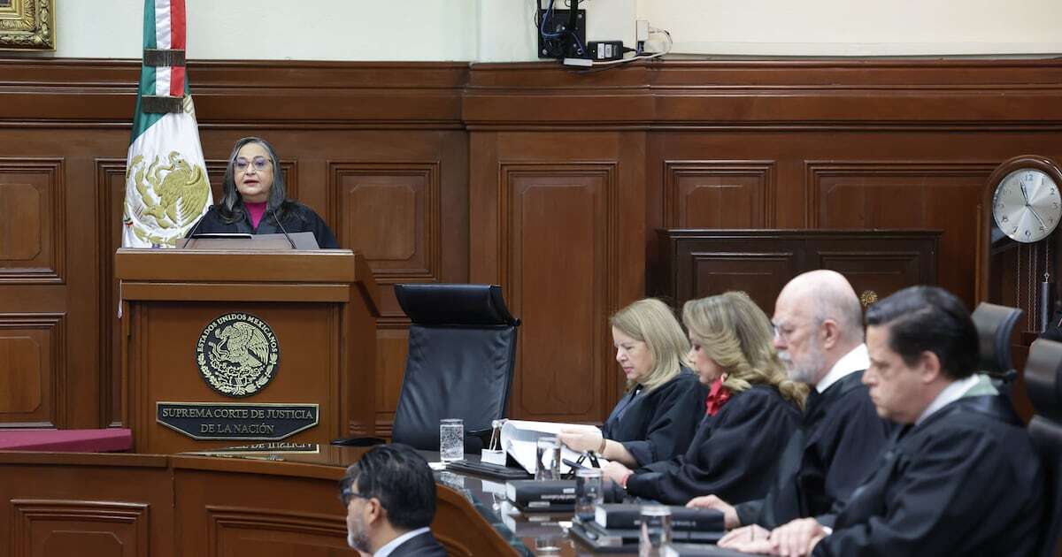 Faltan la Presidenta y los legisladores al último informe de Norma Piña