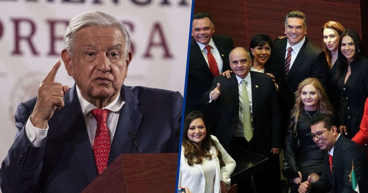 AMLO pide a senadores de oposición que aprueben reforma judicial... y no se dejen presionar por Claudio X. González