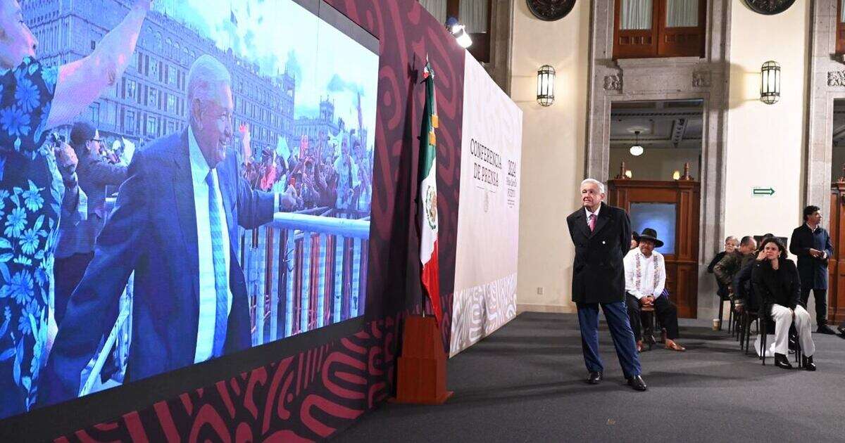 ¿A qué hora AMLO se irá de Palacio Nacional? Esto dijo a reporteros en ‘comilona’