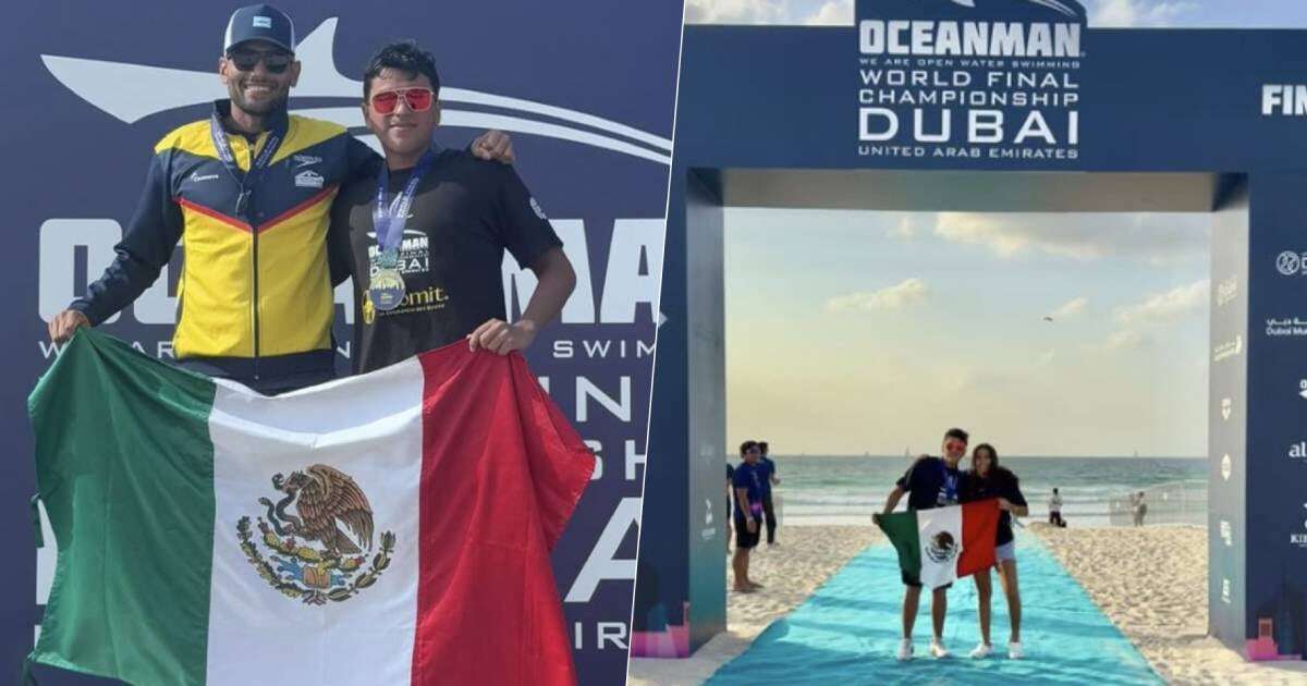 Los mexicanos Natalia Sandoval y Juan Huaracha conquistan el Mundial de Aguas Abiertas