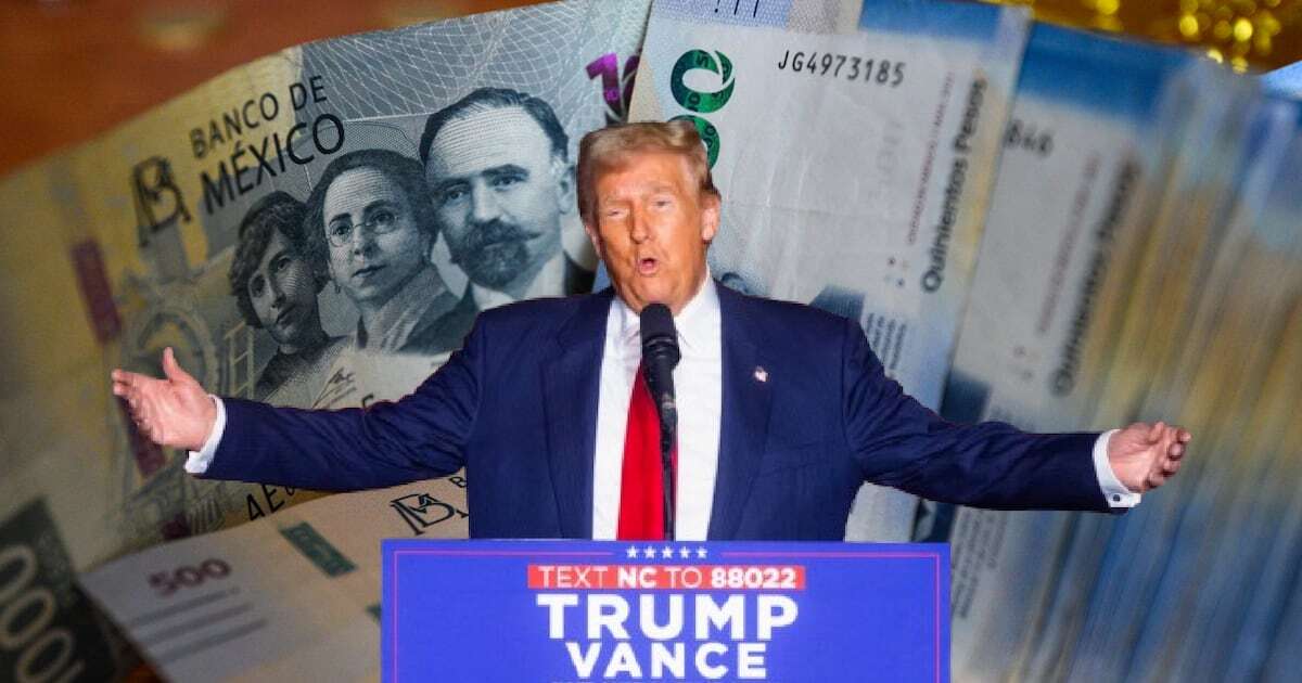 ‘Caída’ del peso mexicano continuará si gana Trump; estas serían sus complicaciones según Hacienda