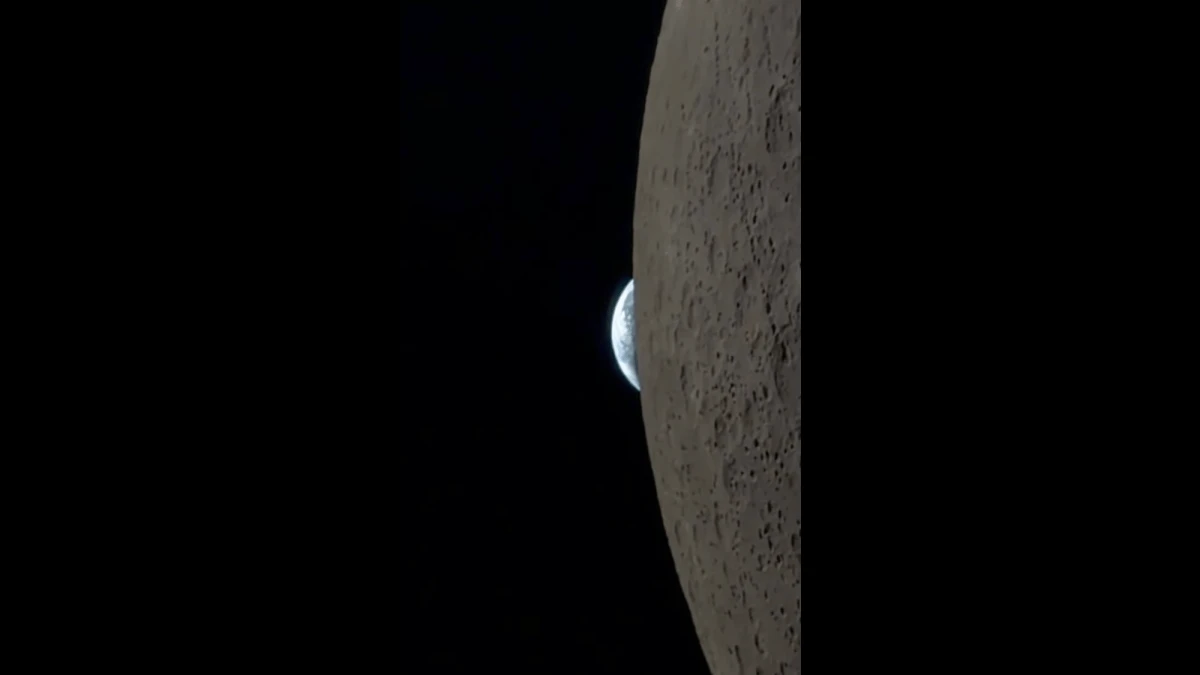 New Artemis II astronaut iPhone video reveals new Earthset view