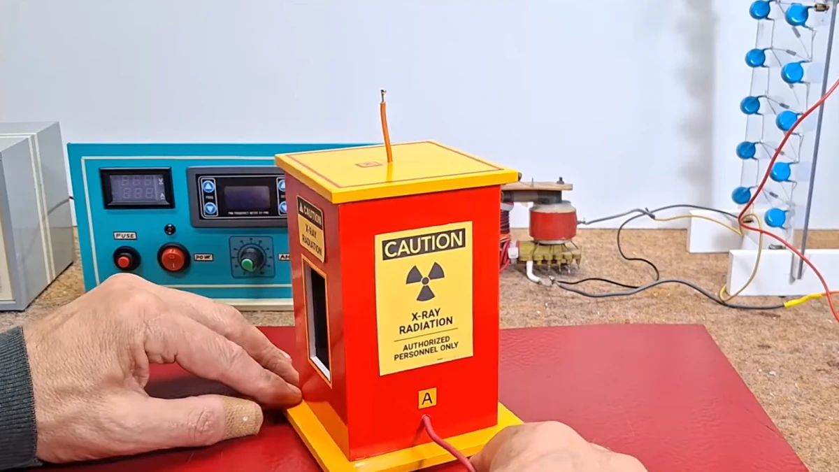 Man builds homemade X-ray machine