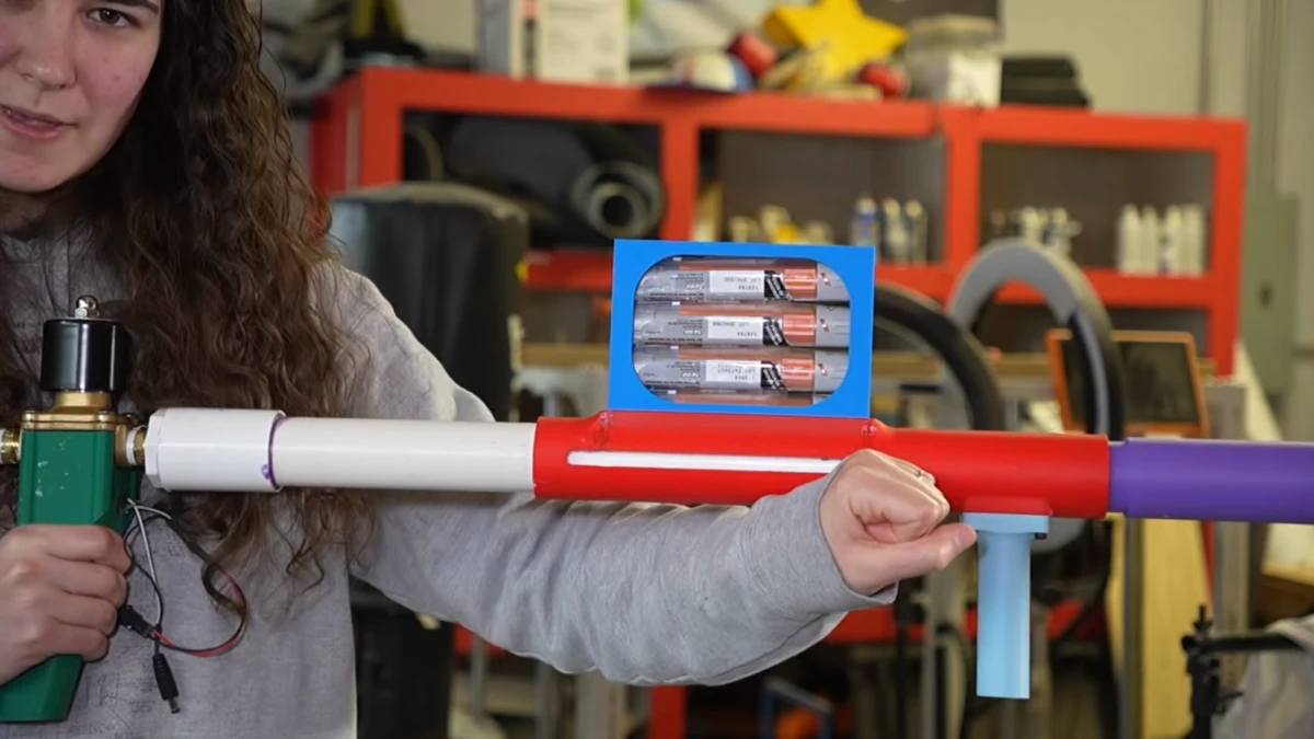 Woman builds EpiPen cannon, because why not?