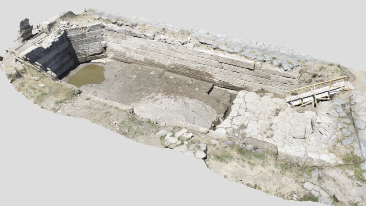 Forgotten rival of Ancient Rome featured an impressive water basin