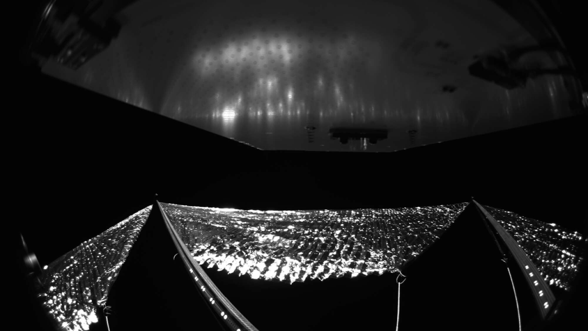 NASA releases first photo of 860-square-foot solar sail in orbit