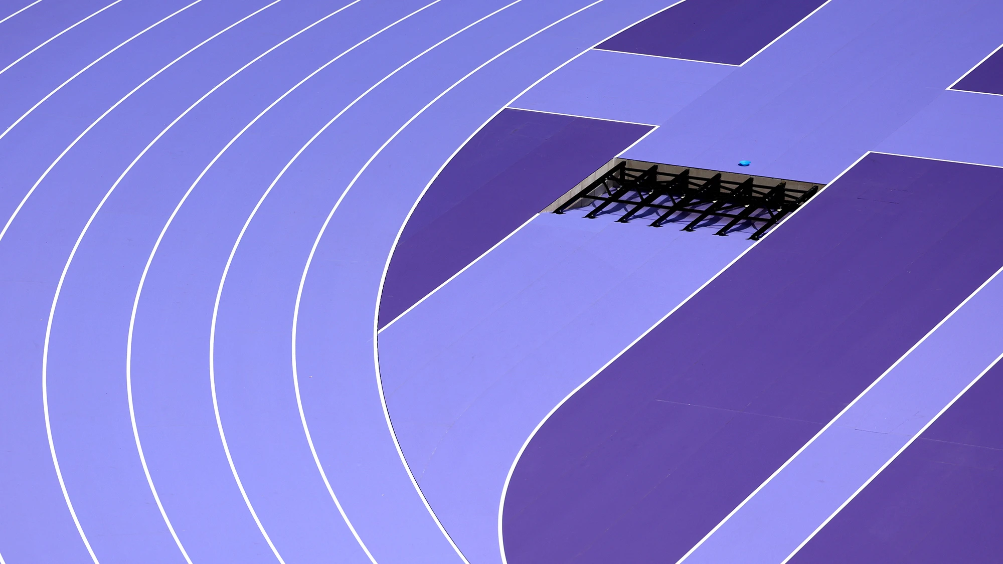 Paris Olympics’ purple track is made with crushed mussel and clam shells