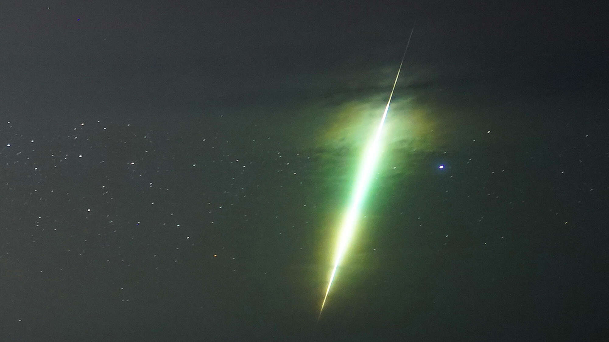 October’s skies bring and oddball meteor and a shiny new comet–if you’re lucky