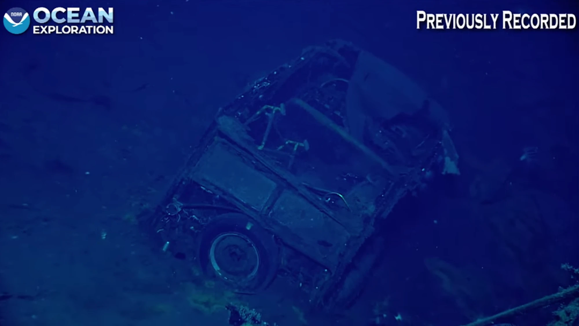 NOAA wants your help identifying this WWII shipwreck’s mystery car