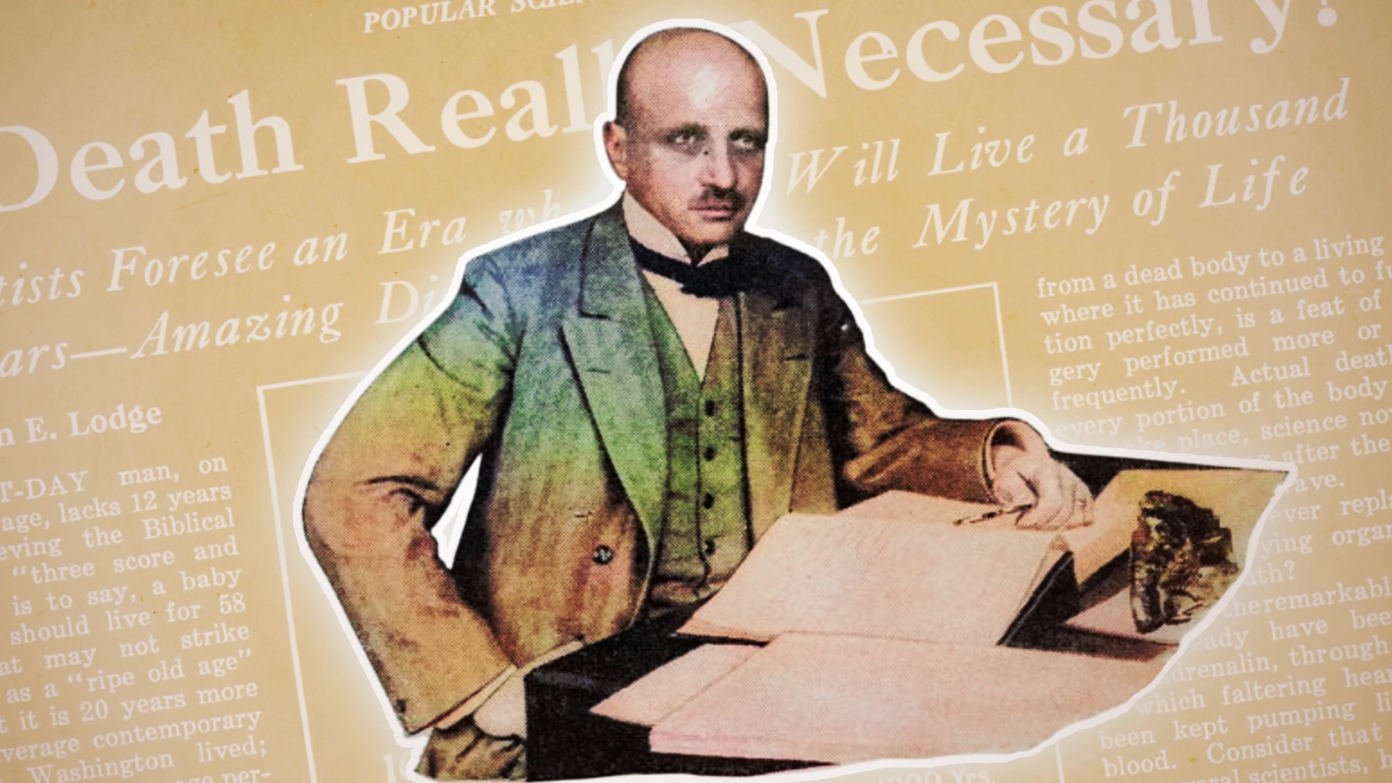 100 years ago, scientists predicted we’d live to 1,000 years old