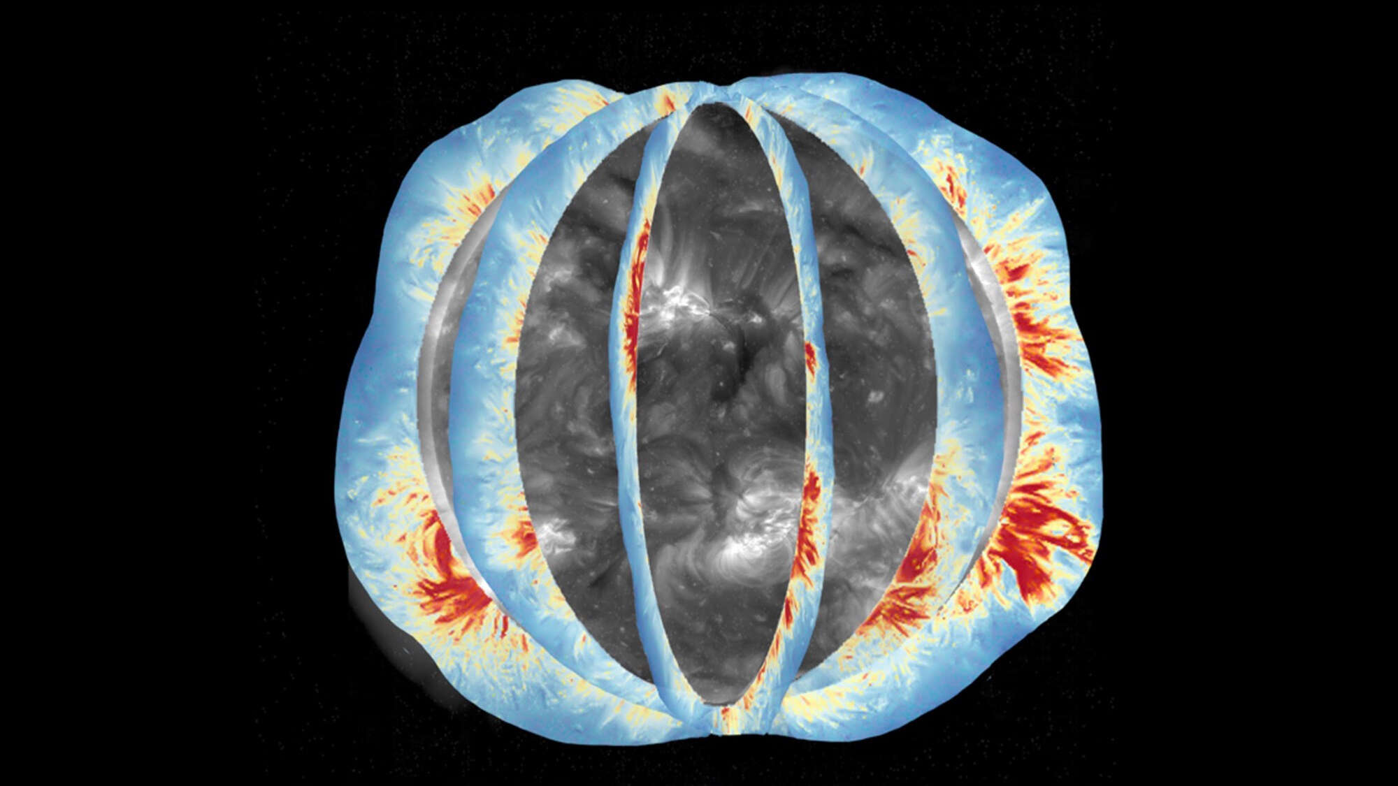 The sun’s magnetic field is where the ‘stuff’ is. It can be dangerous.