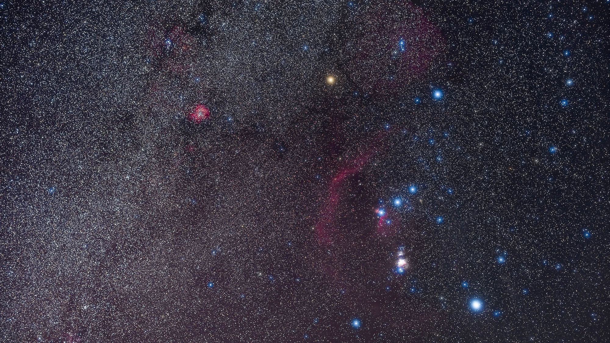 February’s skies shine with Orion, a harmless comet, and an extra day of stargazing