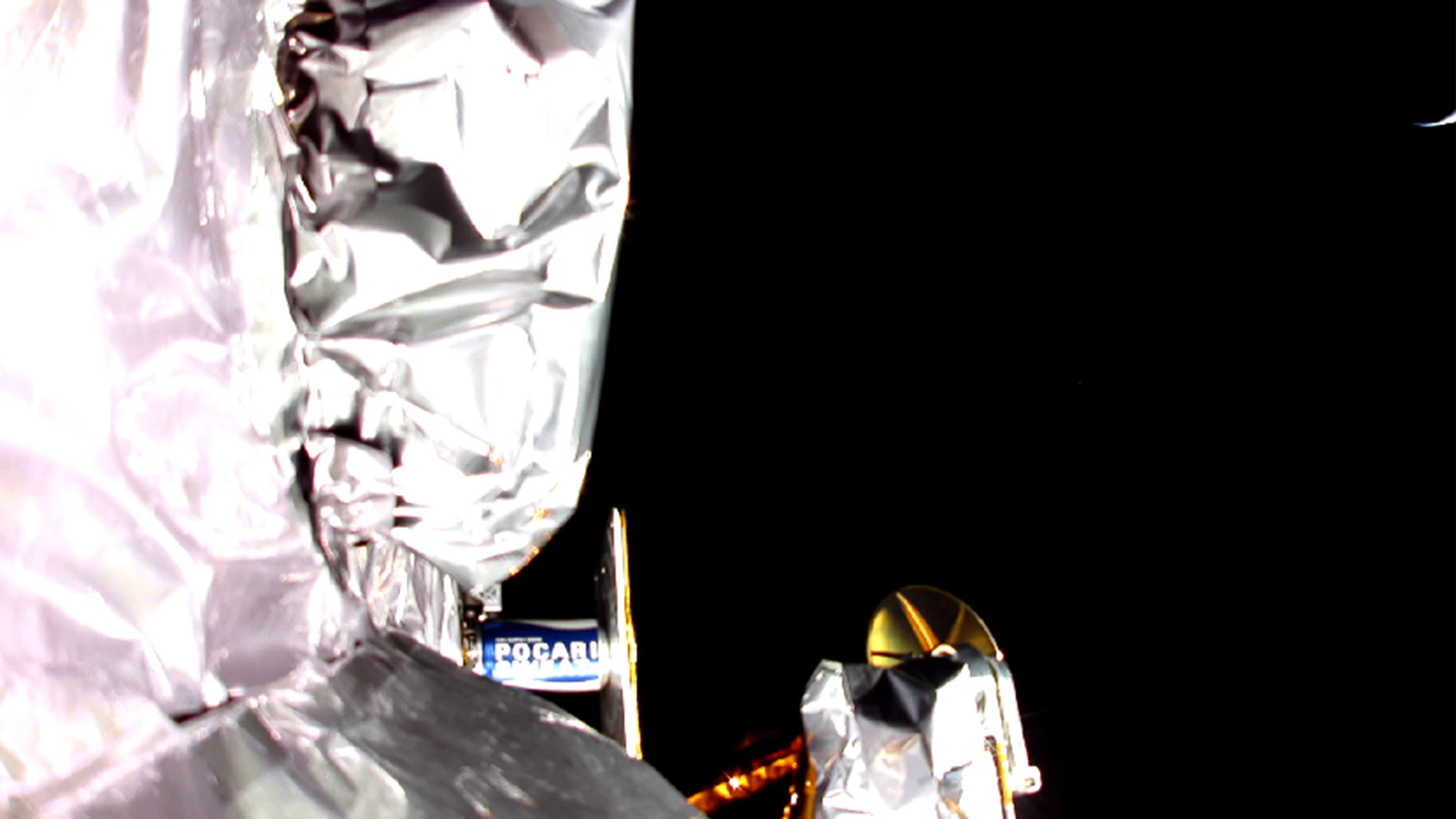 Peregrine sent back this image from its now abandoned lunar mission