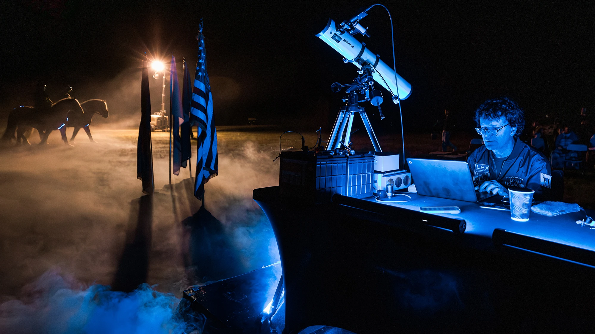 Lexington, Kentucky sent a tourism ad to ‘extraterrestrials’ with a DIY laser rig
