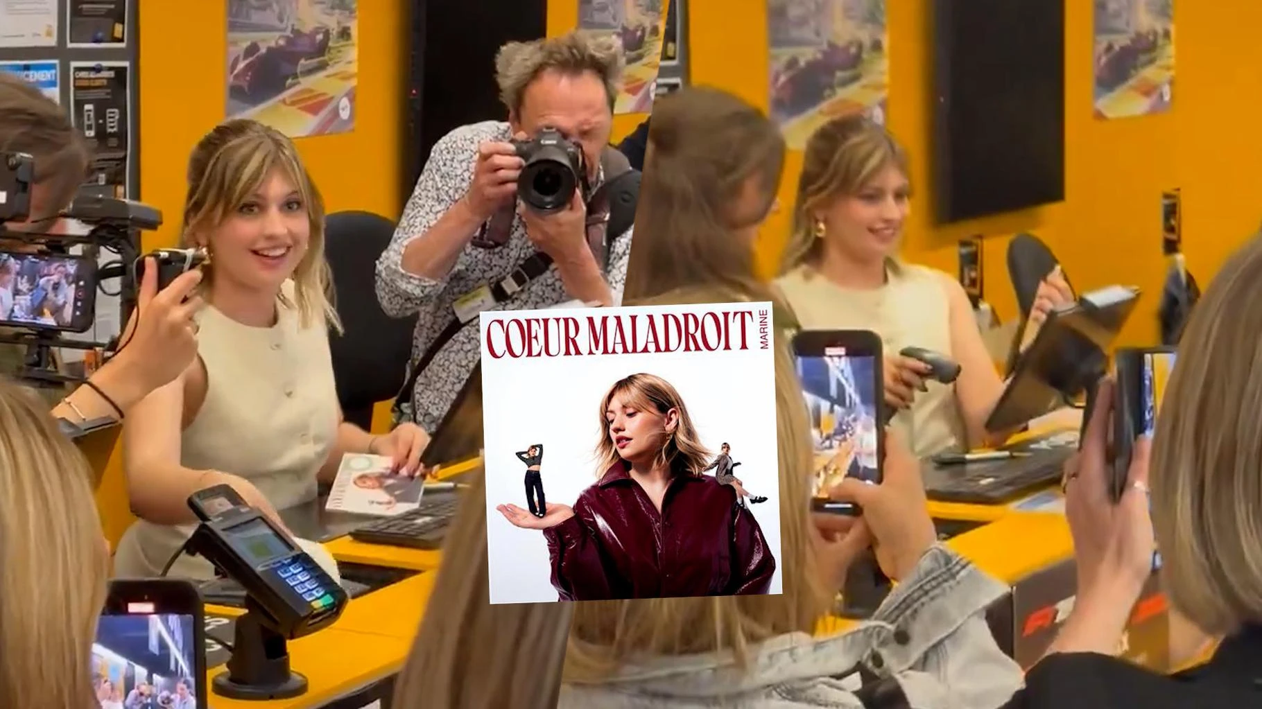   Marine de la « Star Academy » n’a pas fait que chanter à la Fnac de Lille pour la sortie de son premier album  