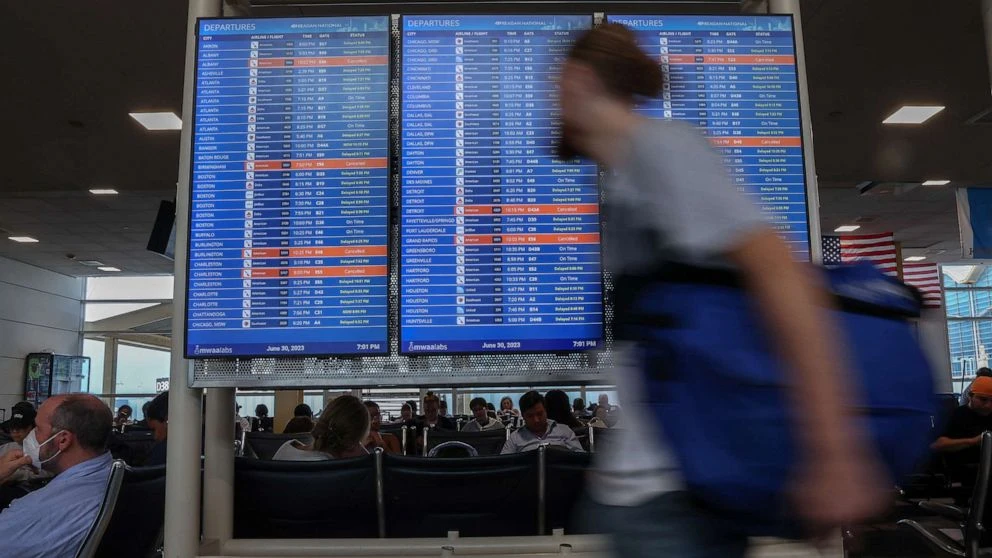 New warning for rebooking air travel