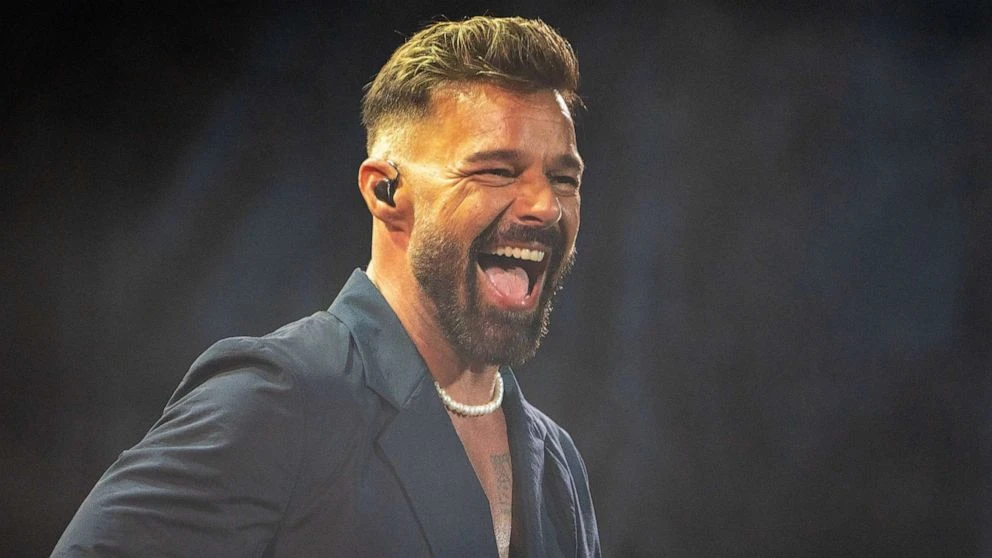 Ricky Martin's sons join dad onstage during show