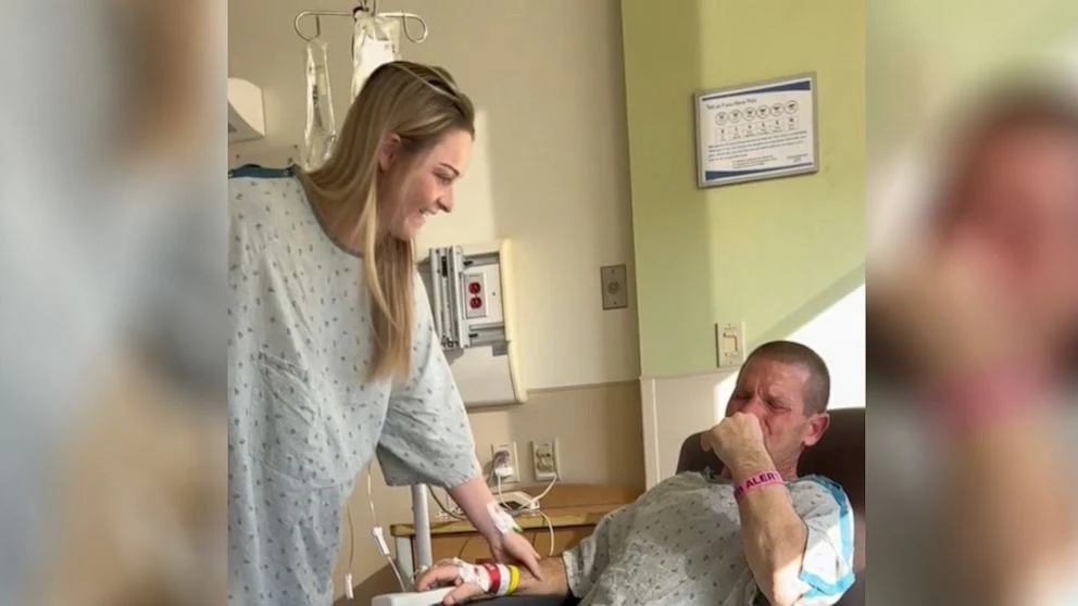 Daughter surprises dad by being his kidney donor