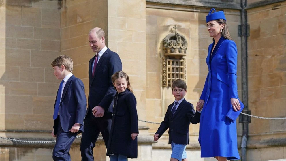 Prince William, Kate and kids Easter outing