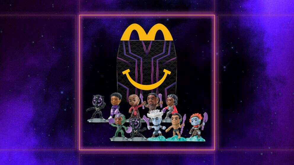 McDonald's new 'Black Panther: Wakanda Forever' Happy MealThe Golden Arches has added elements of the upcoming Marvel movie to its menu.11/3/2022 02:17:00 EDT