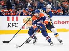 Edmonton Oilers' Bouchard 50-50 against Vegas following hellacious hit