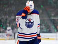 Edmonton Oilers look to welcome big, tough right-shot d-man, say goodbye to Vincent Desharnais