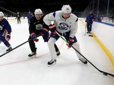 Edmonton Oilers' Evan Bouchard battles memory of hitting post in Game 7 of Stanley Cup final