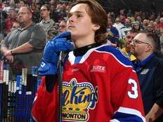 'He’ll play in the NHL': Edmonton Oil Kings' Blake Fiddler following in his father's footsteps