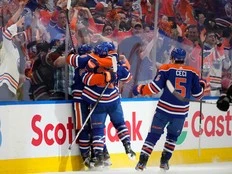 Dylan Holloway has arrived in these playoffs for the Oilers