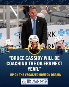 'Write it down': Bruce Cassidy will coach Edmonton Oilers this year, NHL insider insists