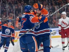 Hyman scores a hat trick as Oilers win season-high fifth in a row