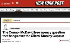 Toronto and New York insiders speculate on McDavid leaving Edmonton Oilers. Seriously?