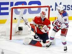 Wennberg scores in OT, Rangers top Panthers 5-4 to take lead in East finals