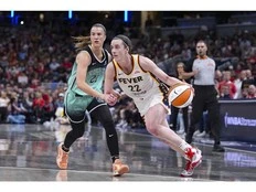 Fever star Caitlin Clark out at least 2 weeks with quad strain