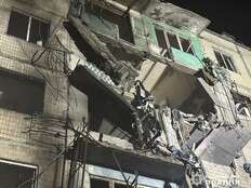 12 injured after Russian glide bomb smashes into Ukrainian apartment building