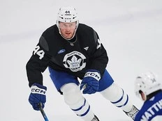 Nick Robertson scratched for Friday, Morgan Rielly out versus Sabres