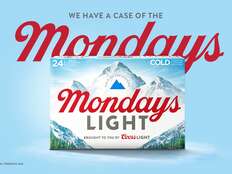 Coors Light selling Canadians case of beer for Mondays