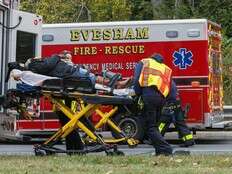 New Jersey commuter train hits tree trunk on tracks, killing operator