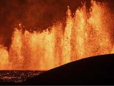 An Iceland volcano erupts again but spares the nearby town of Grindavik for now