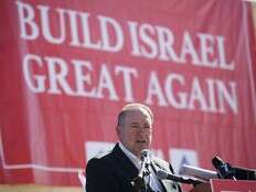 PARKER: Mike Huckabee a perfect choice for ambassador to Israel