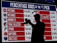 WOLSTAT: Balls don't fall Raptors' way at NBA draft lottery, lose first-round pick to Spurs