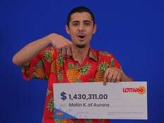 Young Aurora man becomes millionaire soon after buying first lottery ticket: 'HAPPIEST MOMENT EVER'