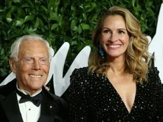 Hollywood hails Giorgio Armani, designer to the stars