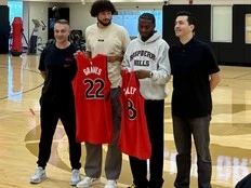 Raptors rookies Graves, Bradley eager to get going